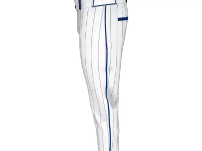 Mens Baseball pant 3D model 3D model