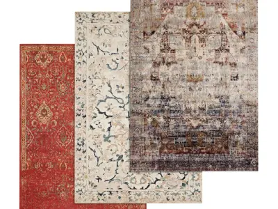 Rug Set 630 3D model