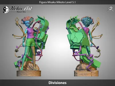 Misaka Mikoto - Figure Fan art 3D print model