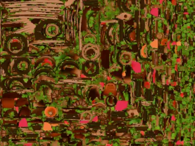 Whimsical Mushroom Forest Go-Kart 3D Model Low-poly 3D model