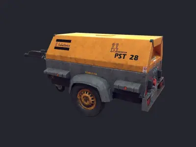 Mobile Generator Low-poly 3D model