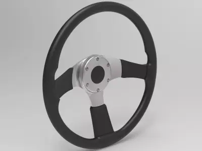 Momo Tuner - Steering Wheel 3D Model 3D print model