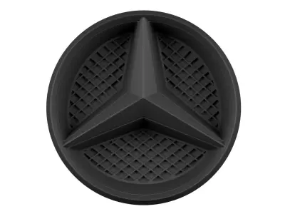 Mercedes logo 04 3D print model