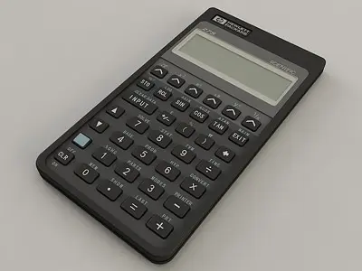 HP-27S Calculator 3D model