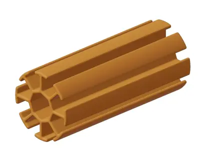 Plastic Exquisite Circular Profile Toy 3D model