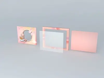 Picture Frame Bespoke Butterfly Babe Free 3D model