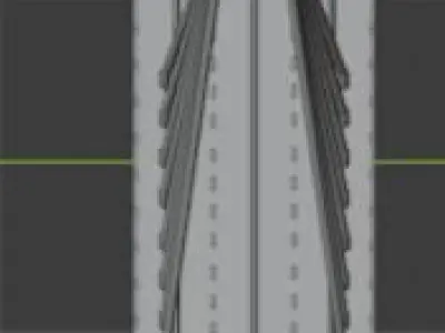 Warsaw Bridge 3D model