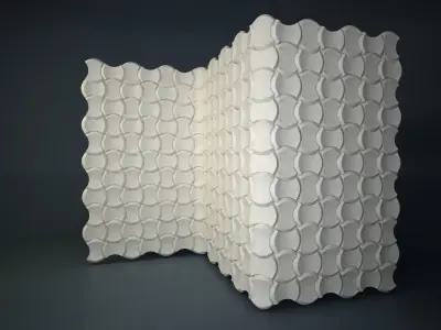 04 3DECOR PATTERN WALL Low-poly 3D model