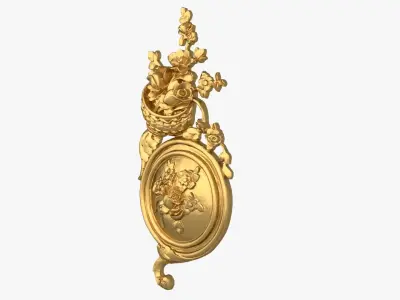 Classic decor ornament 227 3D model