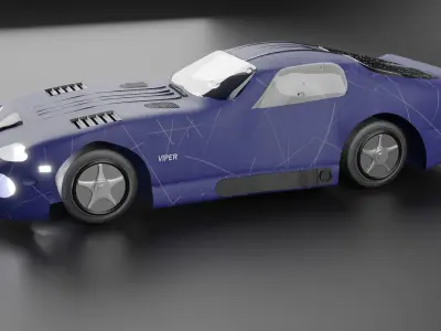 Dodge Viper 3D model get