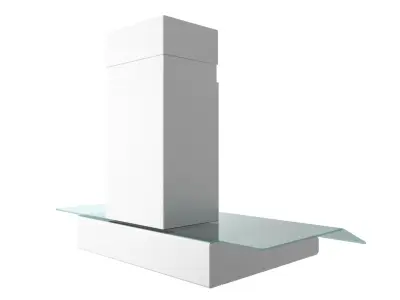 Suggar Vidrio 90cm White 3D model