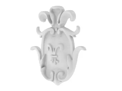 Cartouche Ornament 021 3D model