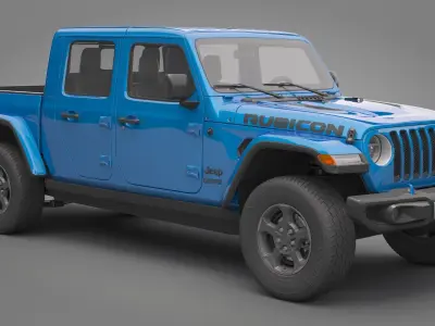 Jeep Gladiator Rubicon 3D model by Mavi3D