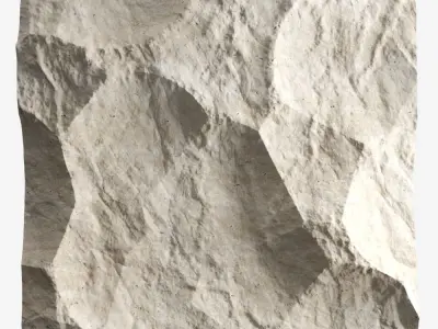 482-RockPanel sandstone wall art 3D model