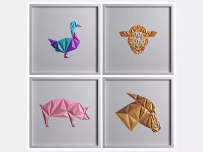 Paper ArtWork 19 3D model