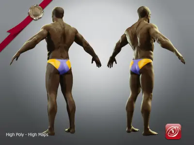 Sport Man B 3D model