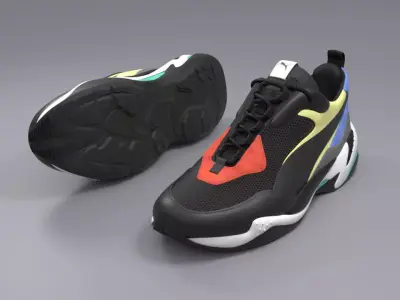 Puma Thunder Spectra - 2018 Brand New Model Low-poly 3D model