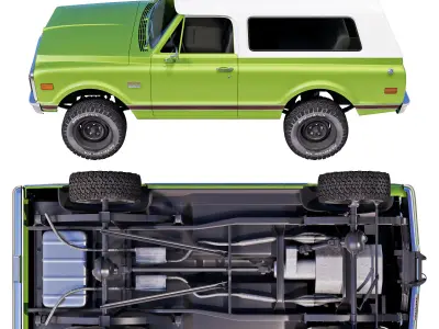 GMC Jimmy 1969 3D model