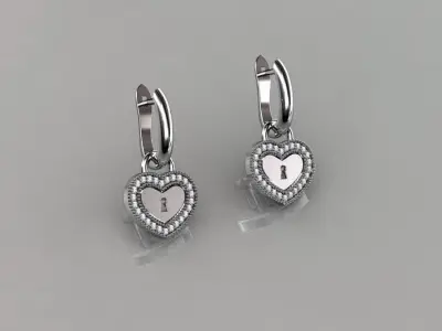 Earrings 06 3D print model