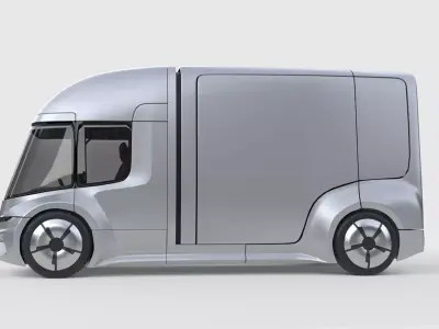 Autonomous Urban Delivery Vehicle 3D model