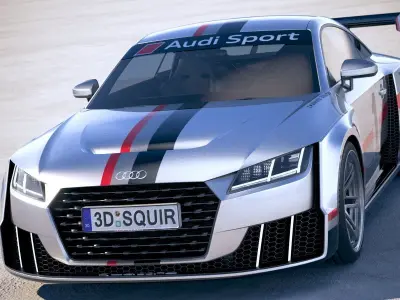 Audi TT RS Clubsport Turbo 2017 3D model