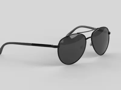 Crux Eyewear Glasses Low-poly 3D model