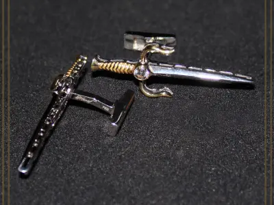 Cufflinks SAY 3D print model