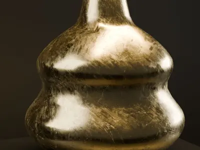 Golden Vase 3D model