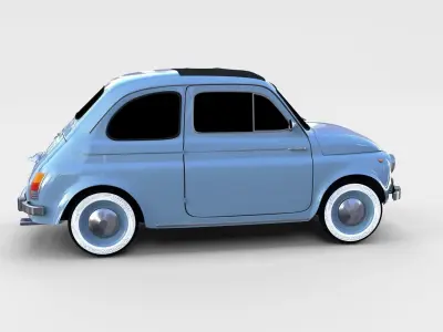 Fiat 500 Nuova 1957 rev 3D model