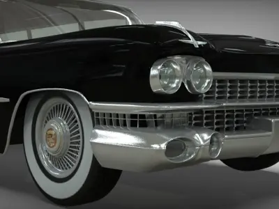 Cadillac Barnett Space Wagon 1959 3D model