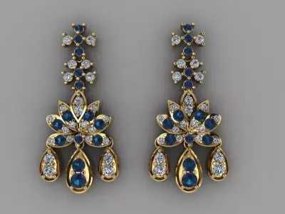 FASION EARING 3D model 2