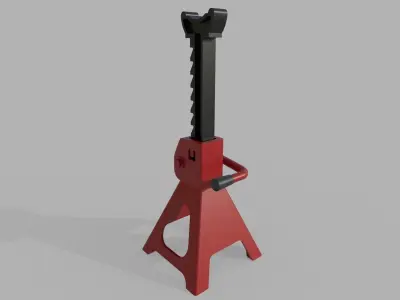 Jack Stand M1 Low-poly 3D model