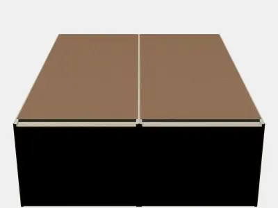 PAX 2 wardrobe frames 13 Low-poly 3D model