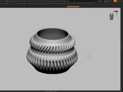 vase 3d print 488 3D print model