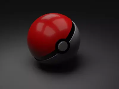 Pokeball pokemon ball hd wallpaper Free low-poly 3D model