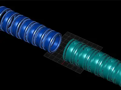 Wedding rings 016 3D print model