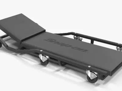 Car Creeper Black JCW65R Low-poly 3D model