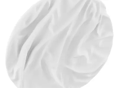 Decorative plaster wall panel 3D model