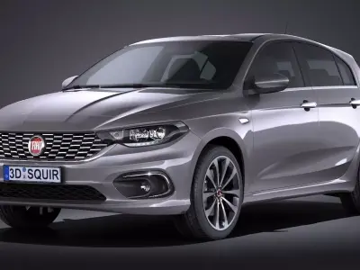 Fiat Tipo 5-door 2017 3D model