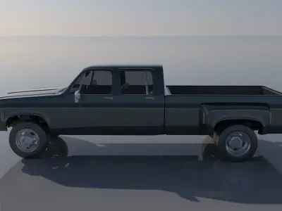 Chevrolet C30 Crew Cab 1975  3D print model