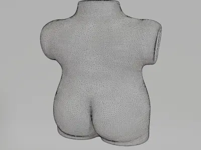 Woman sculpt 3D print model