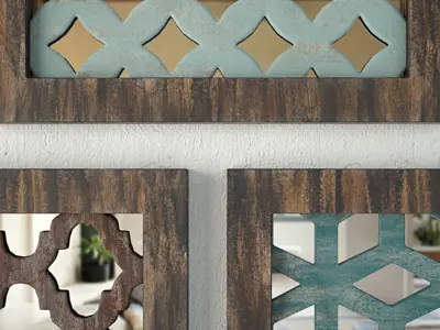 Wood Wall Decor 3D model
