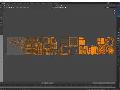 Old Light Fixture 3D model