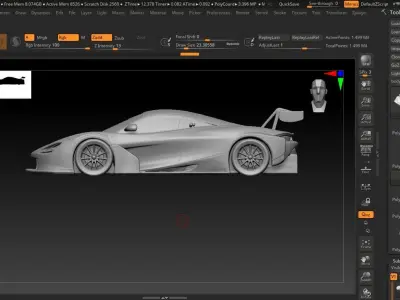 Mclaren 720s GT3 3D Print Model 3D print model