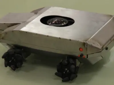 Robot Mecanum Wheels Free 3D model