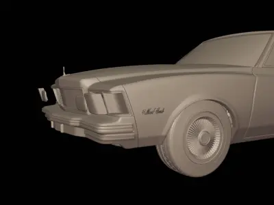 chevrolet monte carlo 1978 3D print model