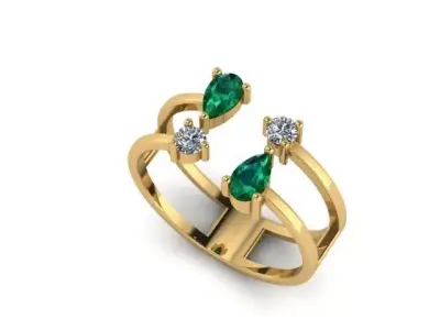 gold ring model 3d 3D model