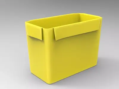Octo Storage Box Low-poly 3D model