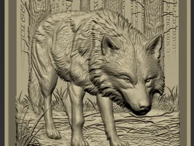 Wolf A27 3D print model