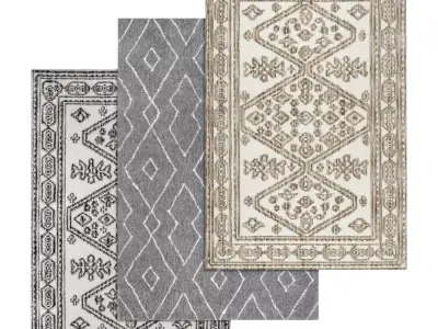 Rug Set 1484 3D model